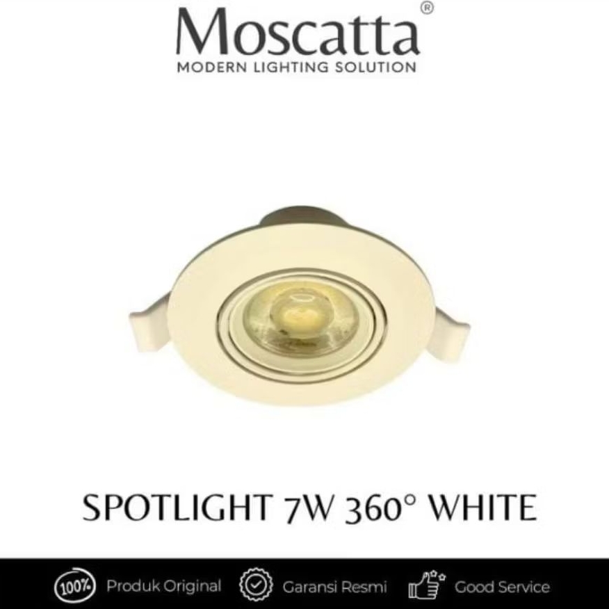 Moscatta Spotlight Free Adjustable 360Degree 7Watt LED 220V Indoor Used