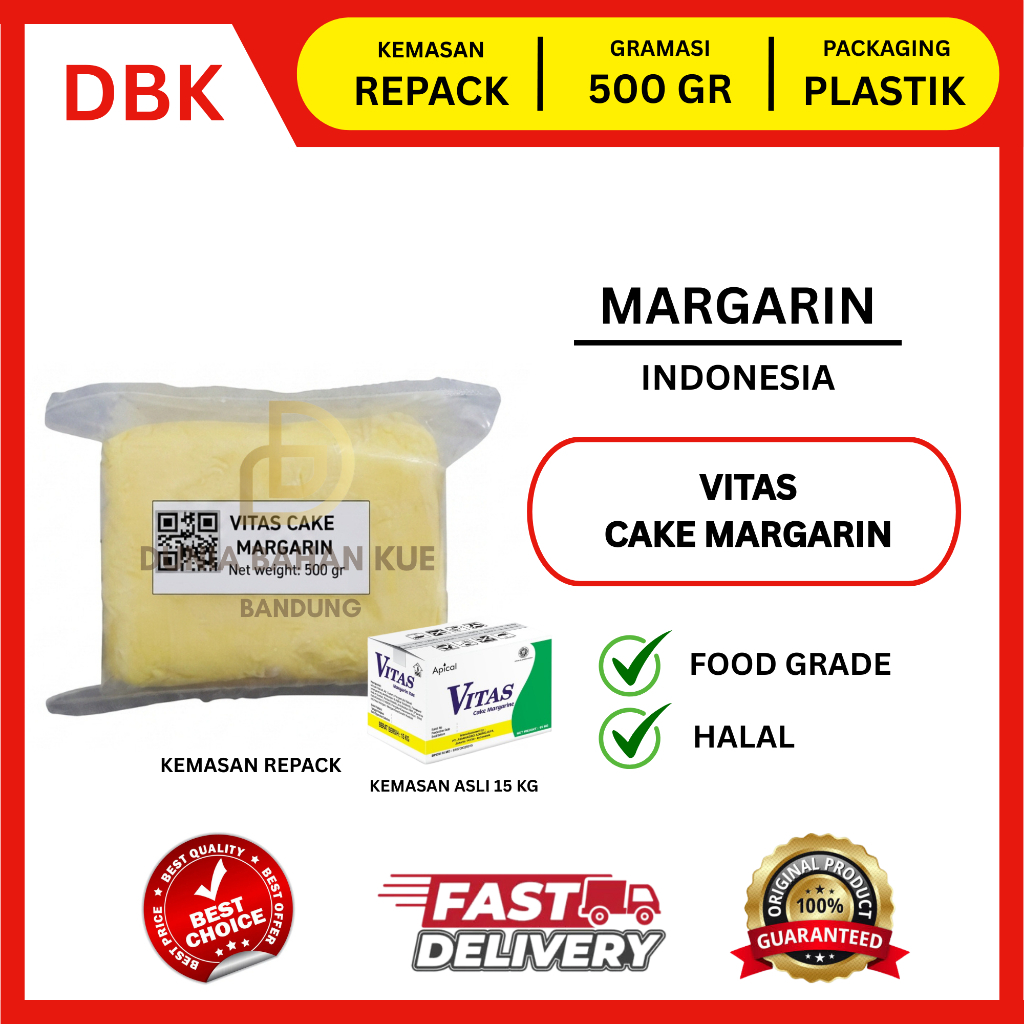 VITAS CAKE MARGARIN / MARGARINE VITAS CAKE || 500 GR