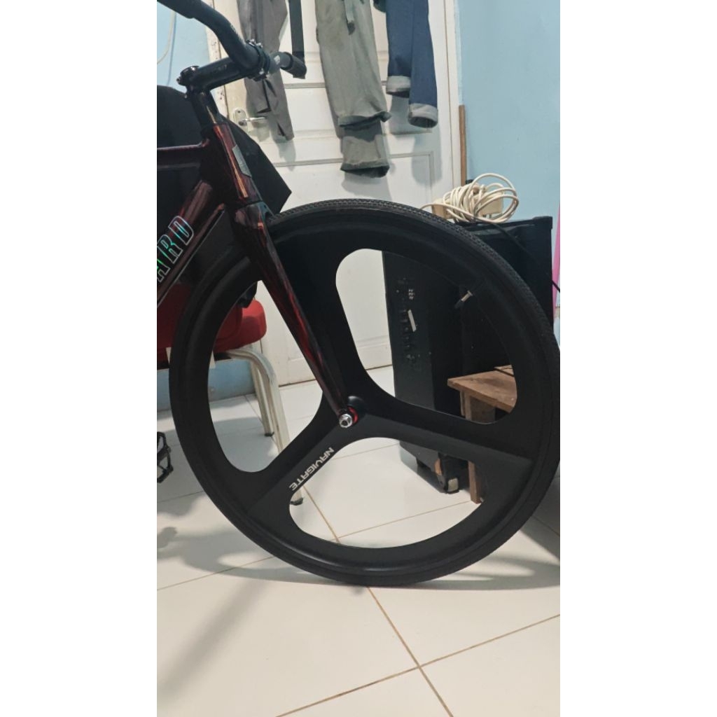 Wheelset 3 spoke Depan merk Navigate