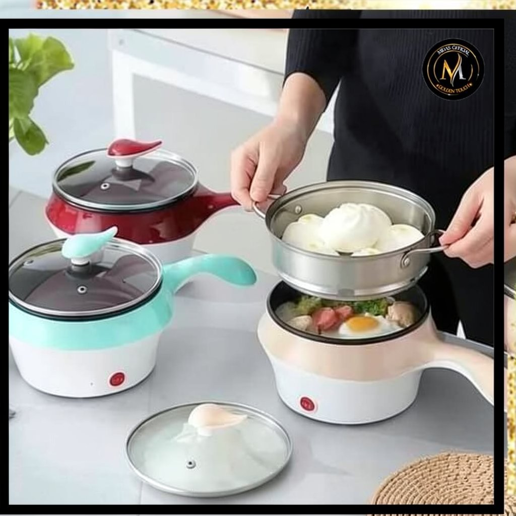 PANCI LISTRIK HIU PORTABEL/ALAT MASAK ELEKTRIK ANAK KOS ANTI KARAT PRAKTIS/TEMPAT MASAK MIE INSTANT