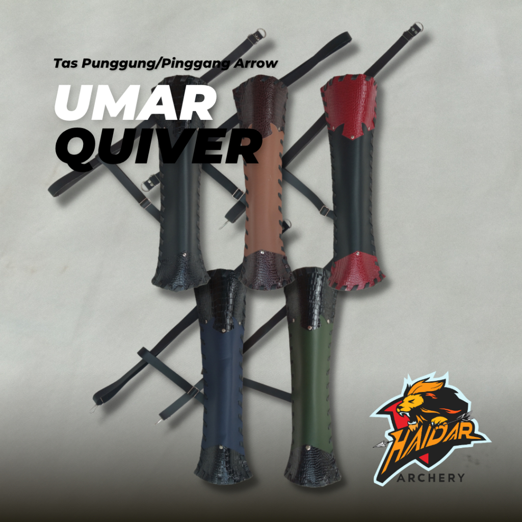 Quiver Umar / Back Quiver / Quiver Punggung / Quiver Horsebow / Tas Arrow / Archery