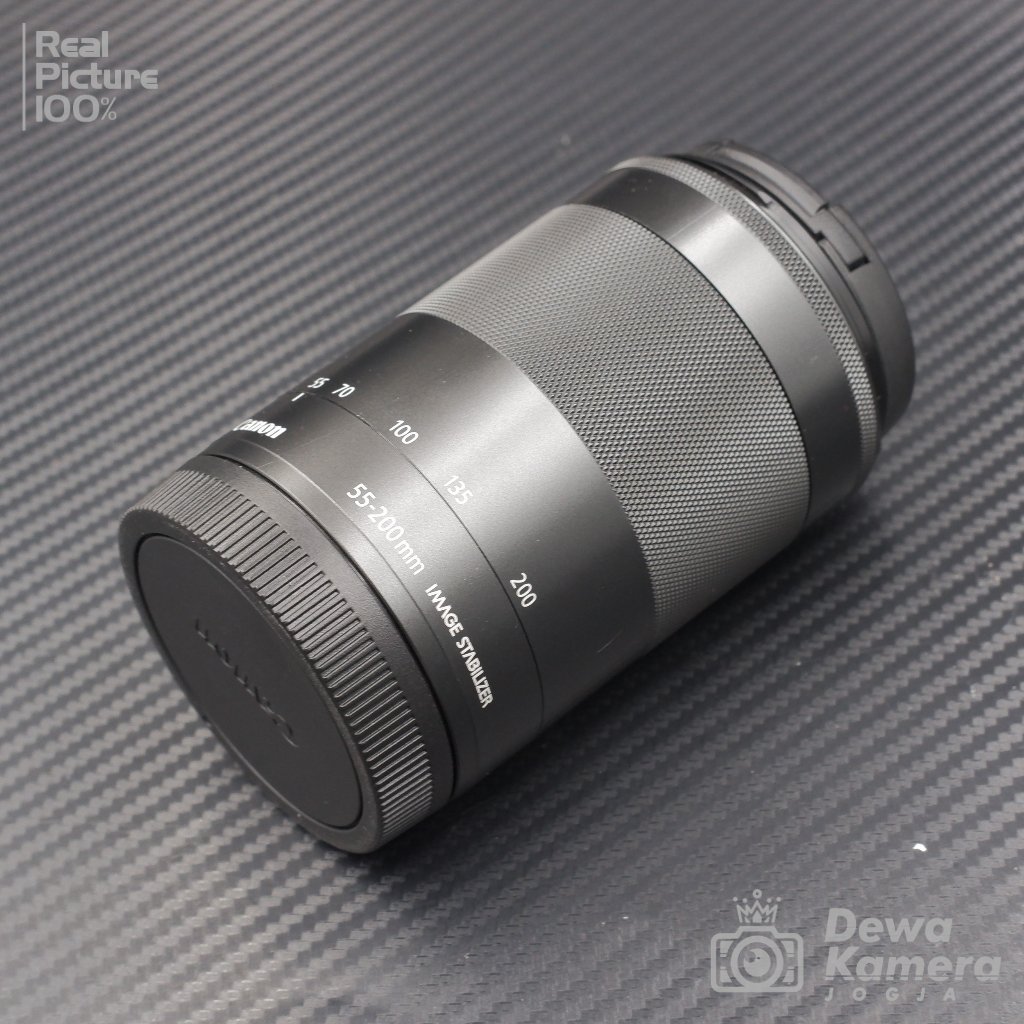 Canon EF-M 55-200mm f/4.5-6.3 IS STM Second Bekas | Lensa Tele Zoom Mount EF-M Canon EOS M Mirrorles