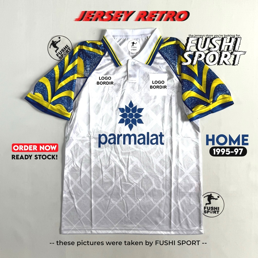 RETRO | Jersey Baju Bola Parma Home 1995 1997