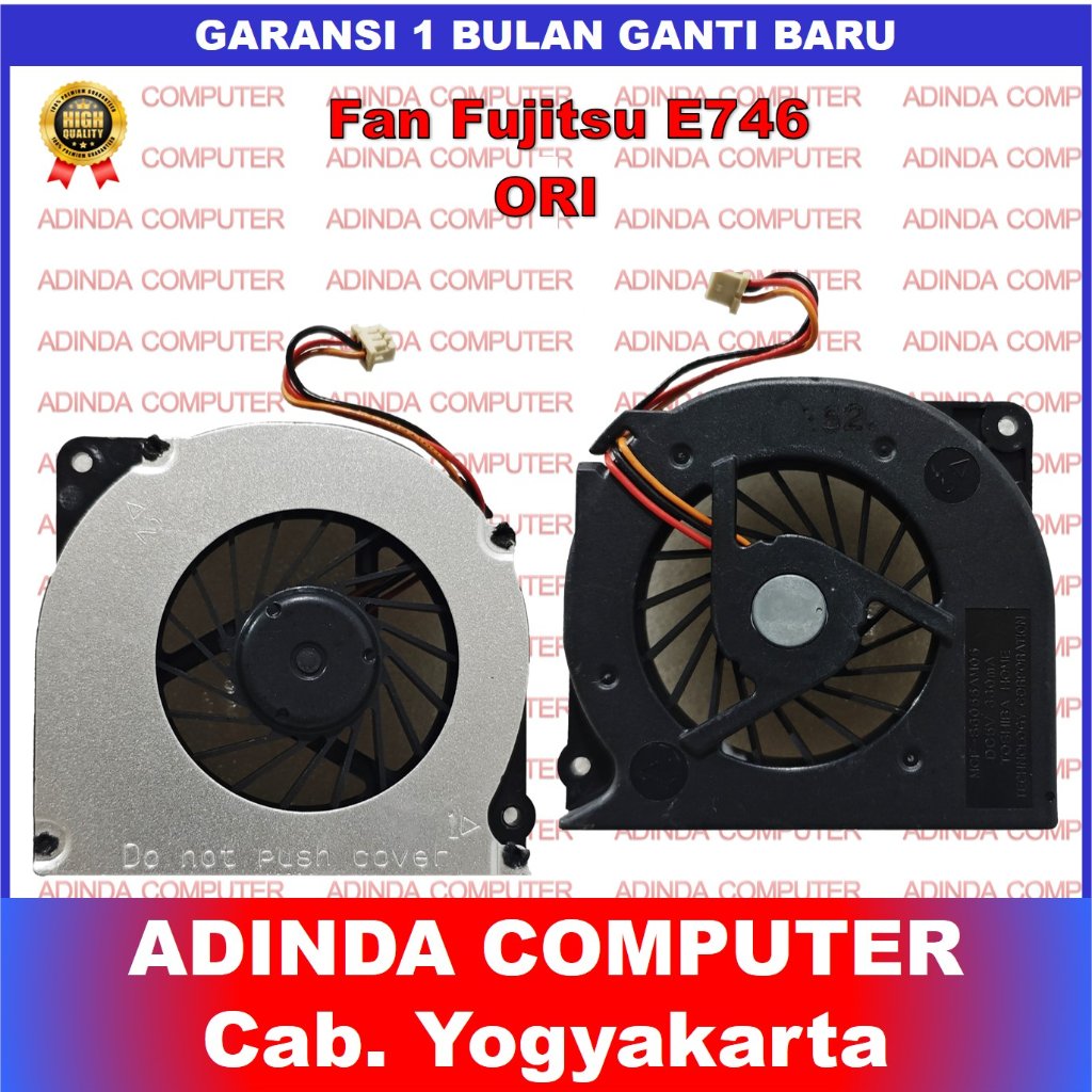 Fan Fujitsu LifeBook E746 A6210 S2210 E733 E736 E743 E753 T725 T726 T732 T734 T902