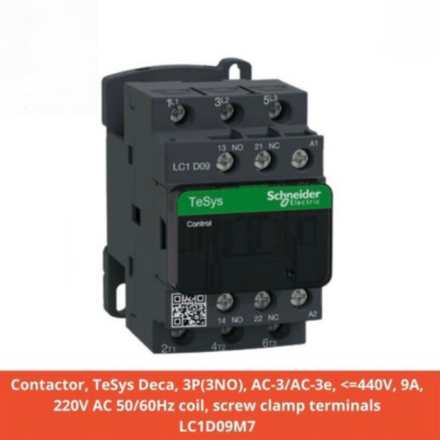Kontaktor Schneider LC1D09M7 LC1D12M7 LC1D18M7 LC1D25M7 LC1D32M7 LC1D38M7 Schneider Original