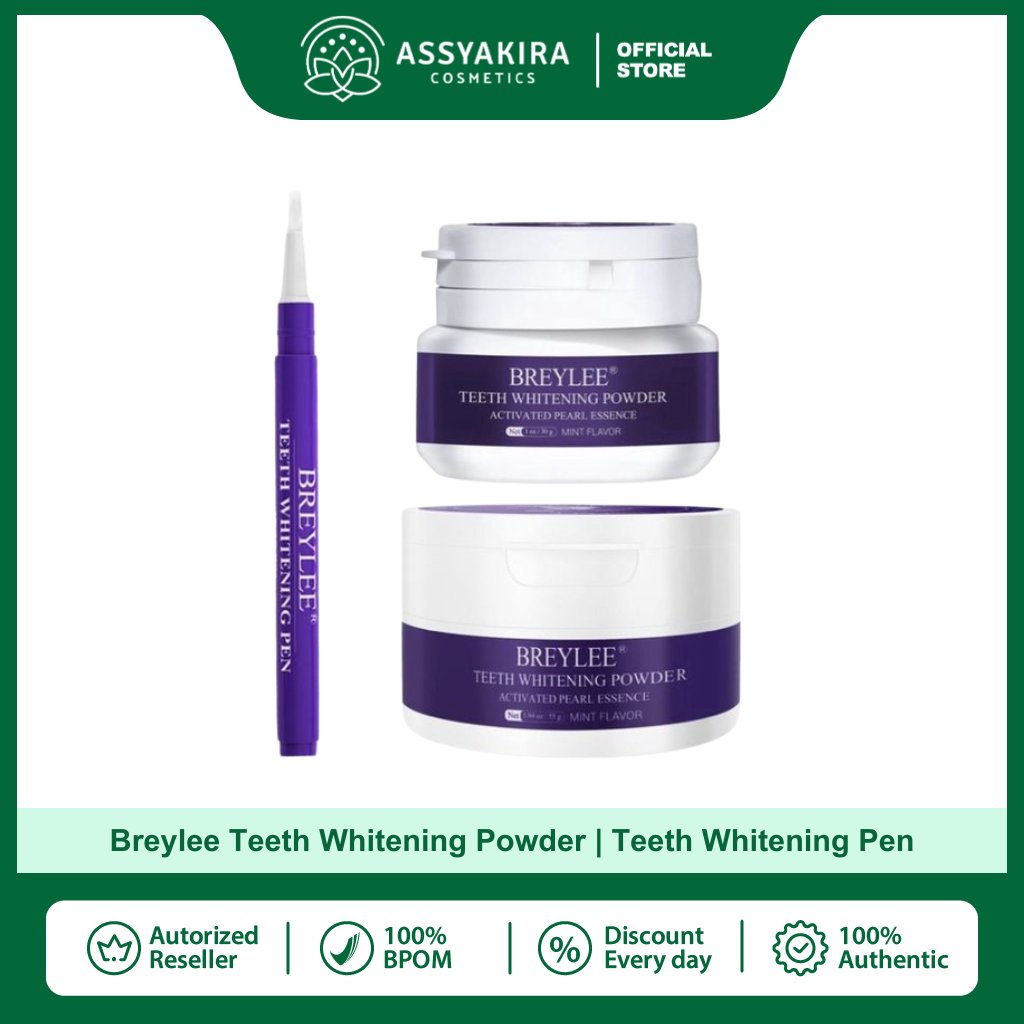 Breylee Teeth Whitening Powder | Teeth Whitening Pen | Breylee Peach Teeth Brightening