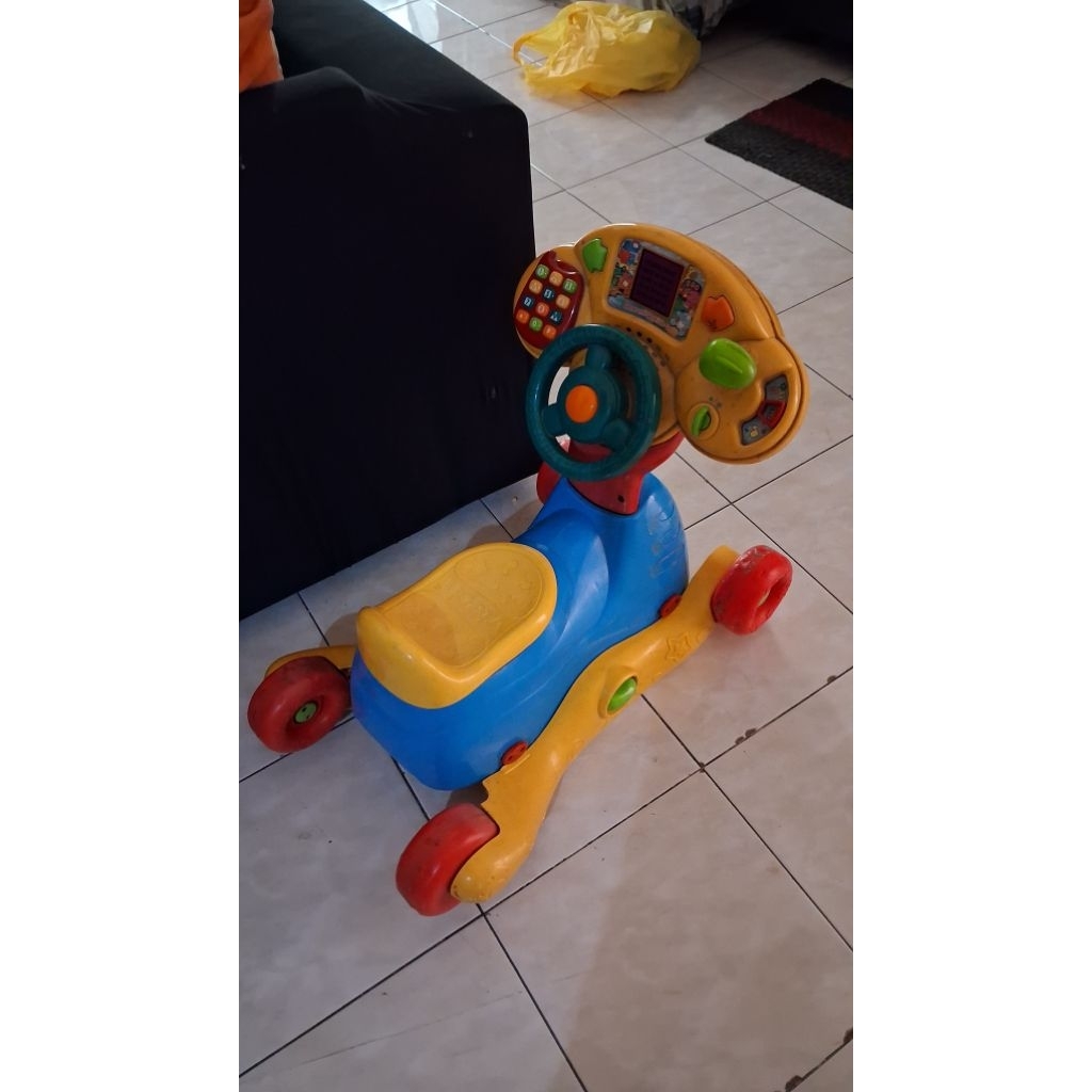 mainan sepdah motor vtech grow and go ride on second prelove