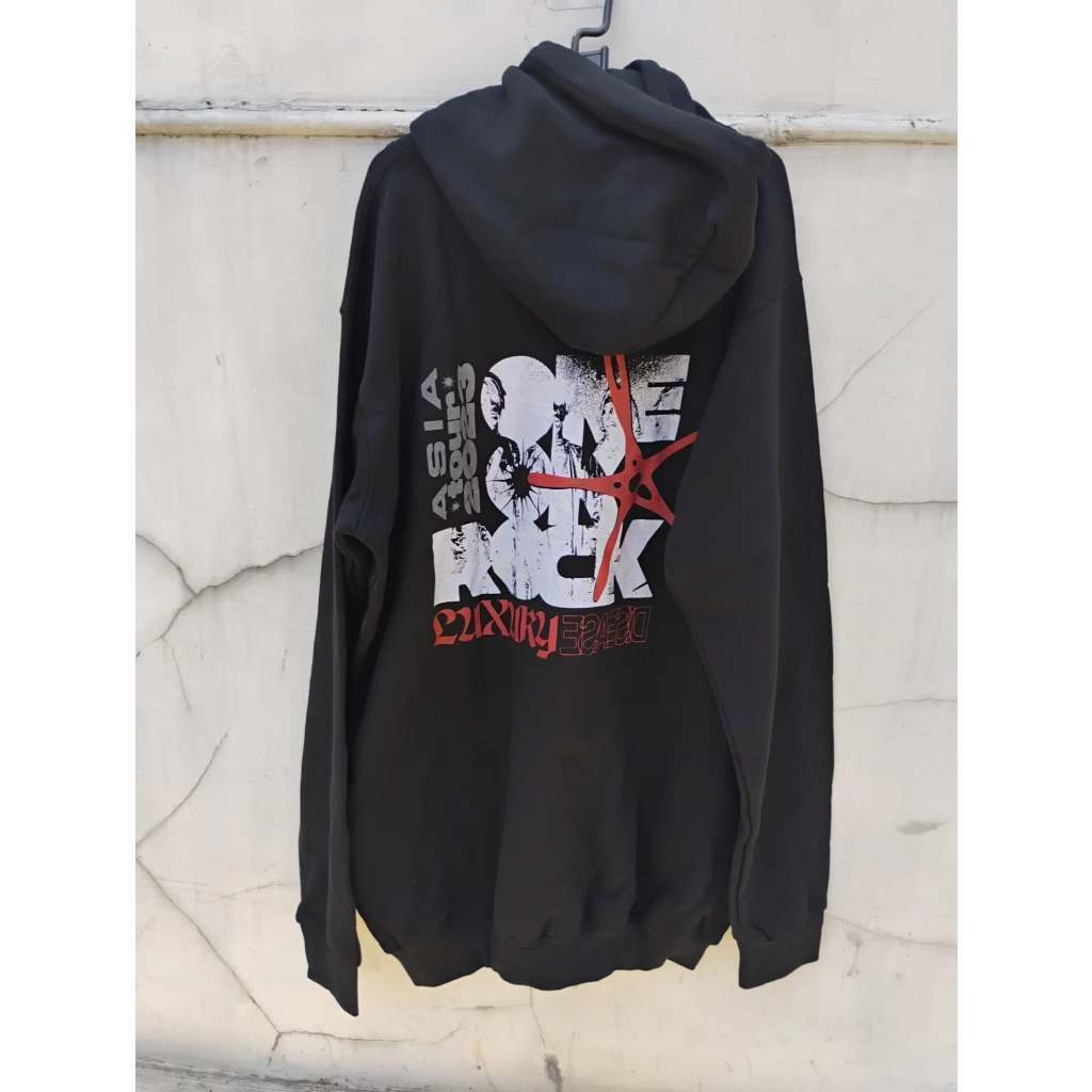 one ok rock hoodie official merch live at jakarta || one ok rock rock luxury disease asia tour 2023