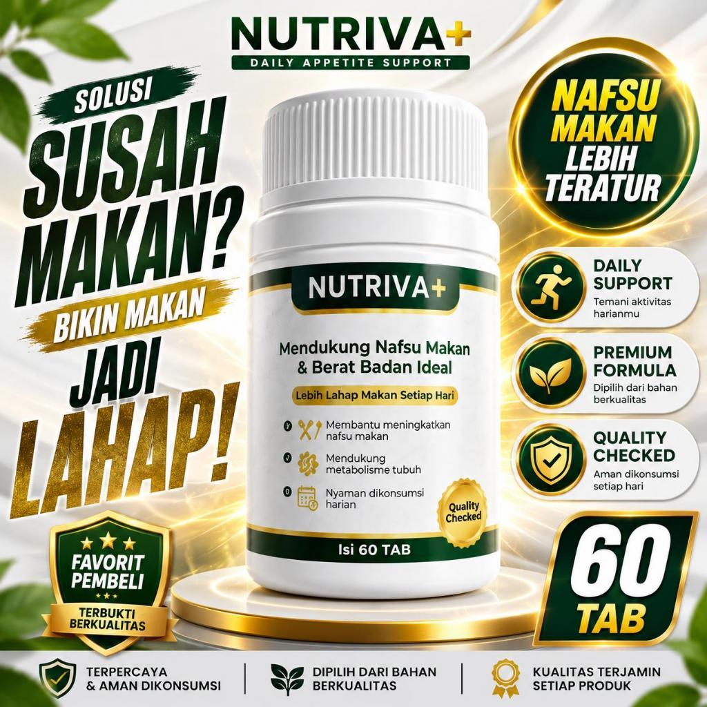 Ampuh!!! Penambah Nafsu Makan 60TAB BPOM Penggemuk badan bpom permanen Obat gemuk