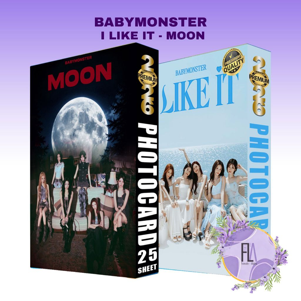 FLA PHOTOCARD BAEMONS MOON I LIKE IT KPOP GLOSSY Exclusive