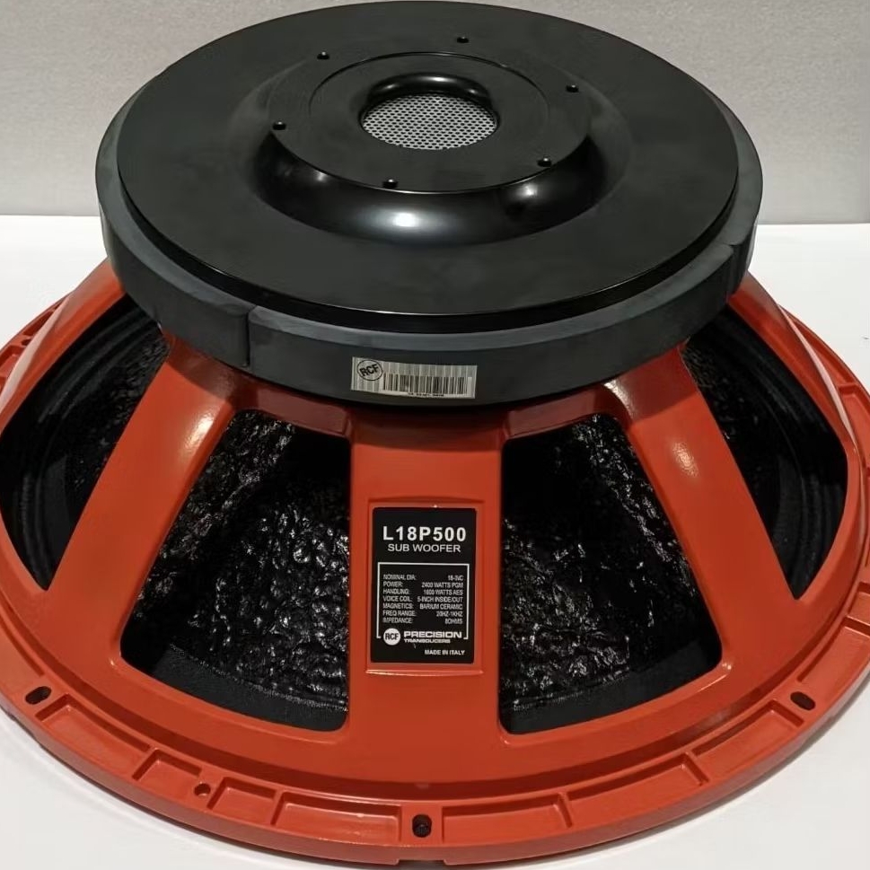 speaker komponen 18 inch RCF L18P500 ORANGE VC 5 IN 1600-2400 Watts Daoun kulit jeruk Original 100% 
