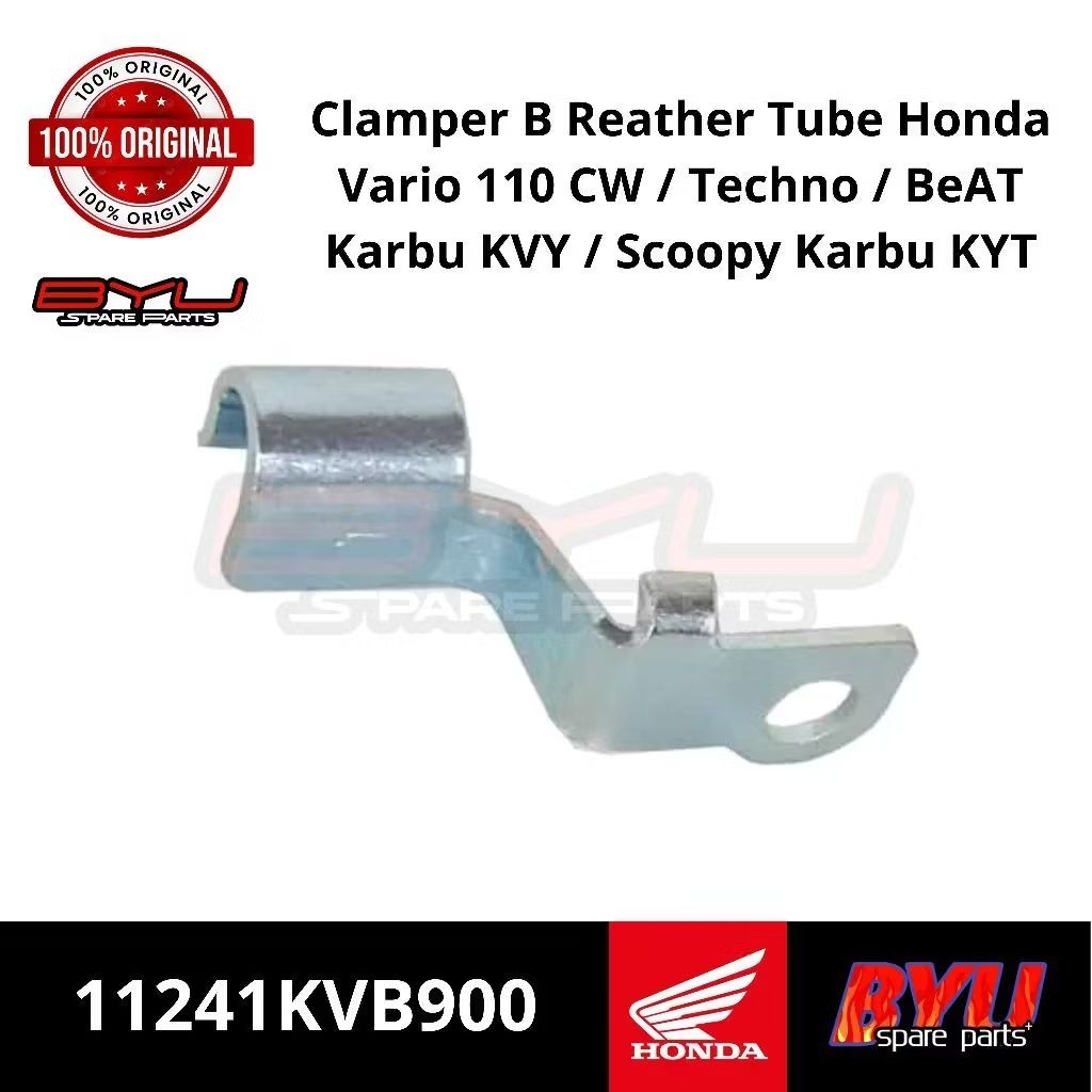 11241-KVB-900 Clamper B Reather Tube Honda BeAT / Scoopy Karbu Vario 110 CW / Techno 11241KVB900