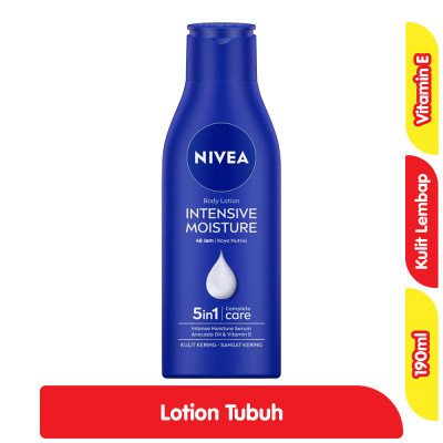 Nivea Intensive Moisture Lotion Pelembap Tubuh Kulit Kering 190 ml