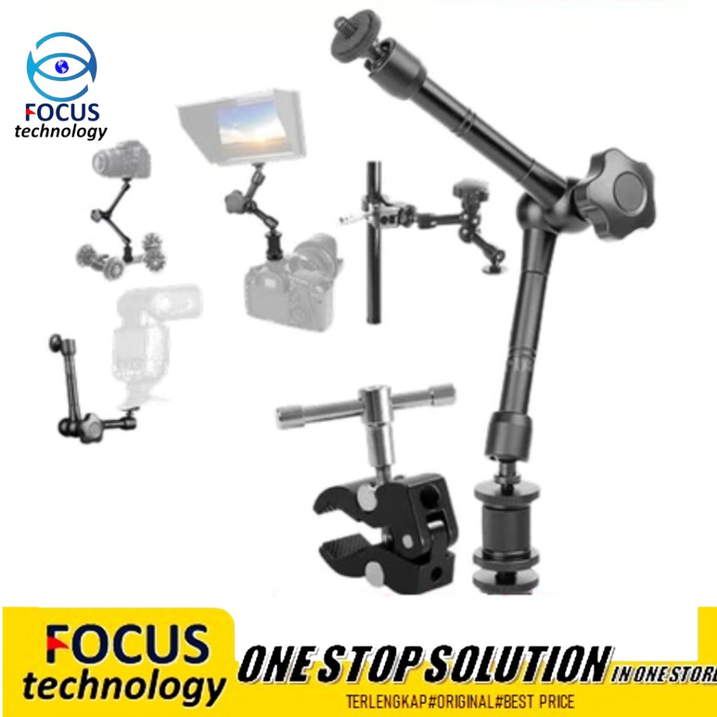 Magic Clamp / Magic Arm 11 Inch includ Super C-Clamp