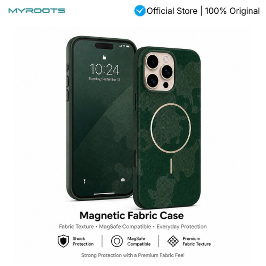 Myroots Leather Golden Ring Inside Case For Iphone 16 15 14 Pro Max 13 Series Casing Magsafe Microfi
