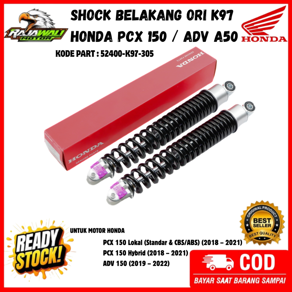 Shock Belakang Honda PCX 150  Ori - Shockbreaker Honda PCX 150 / ADV 150 - 52400-K97-305