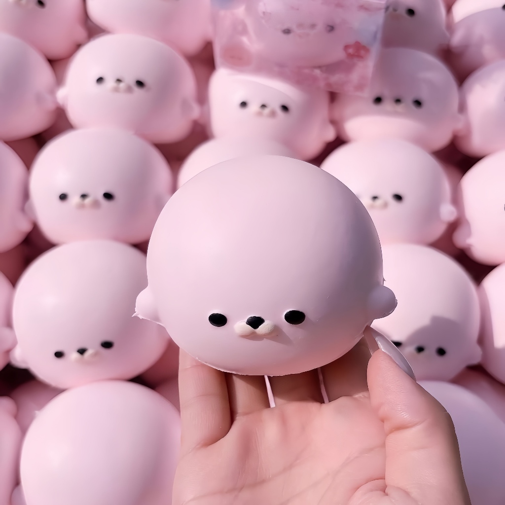 Squishy Segel Squishy Jumbo Lucu Squishy Slow And Soft Mainan Anti Stress Hewan Laut Boneka