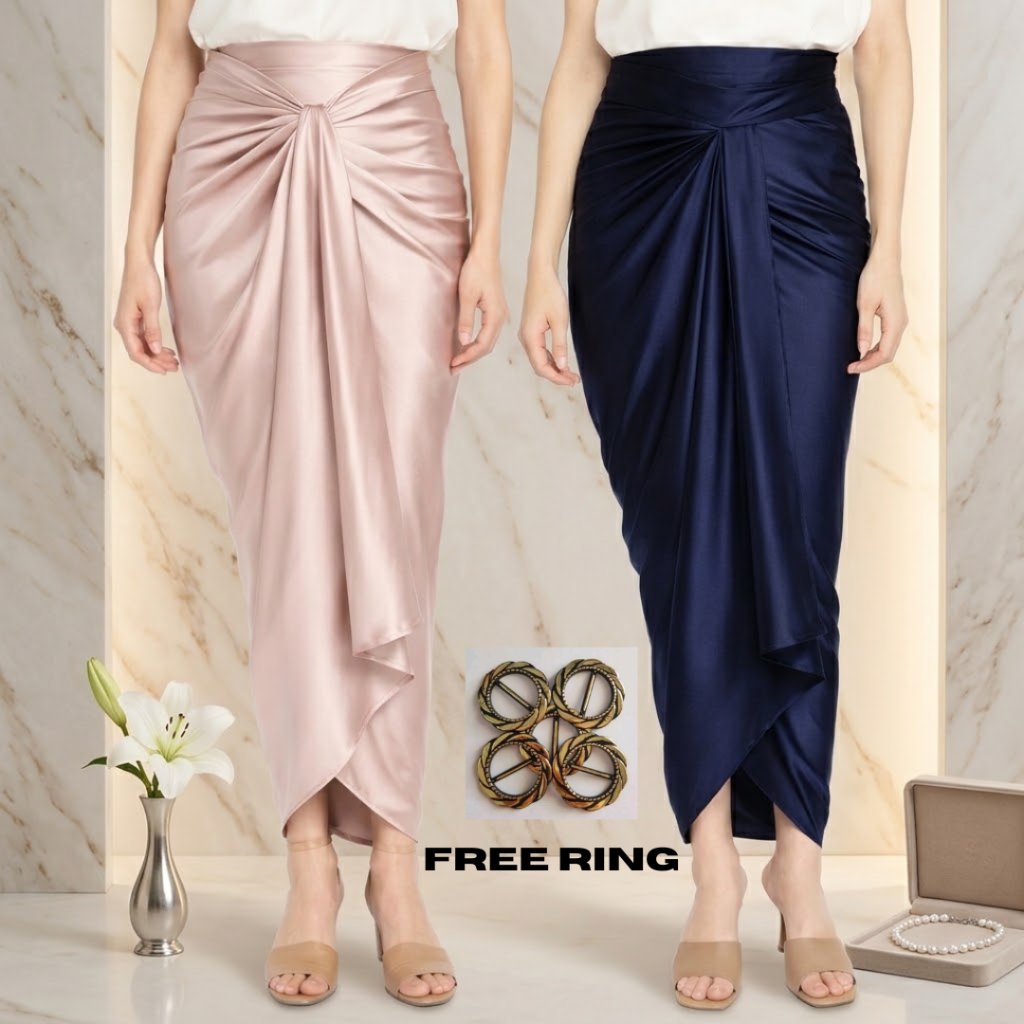 PROMO!!! ROK LILIT SATIN/ROK LILIT POLOS/KAIN LILIT SATIN/SATIN WRAP SKIRT