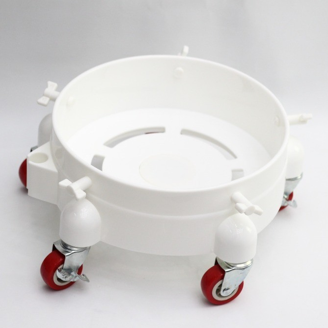 5 Wheel Bucket Dolly with Locking Caster