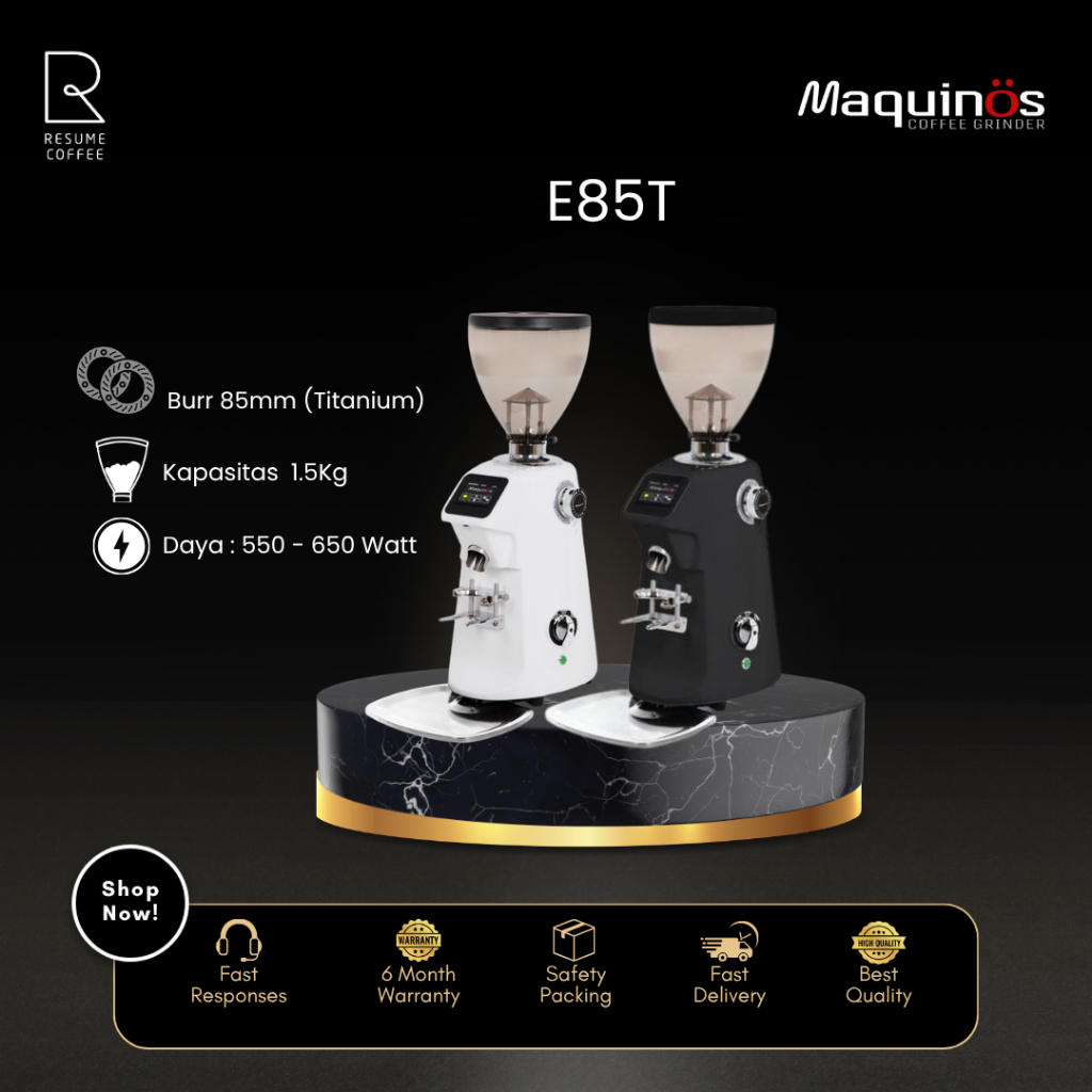 Grinder Maquinos E85T - Maquinos E85 Titanium Grinder Espresso
