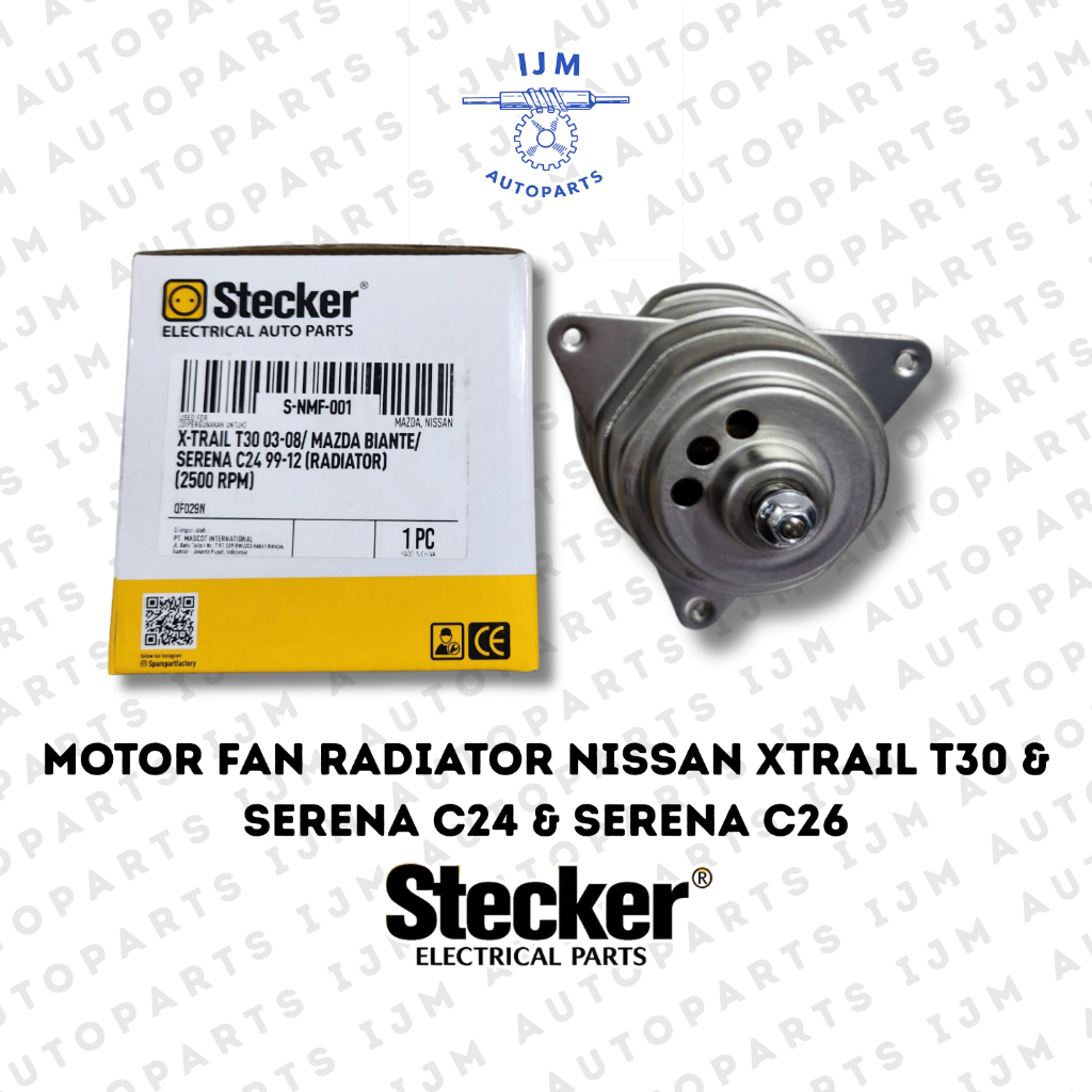 Motor Fan Radiator Nissan Xtrail T30 & Serena C24 & Serena C26 Stecker