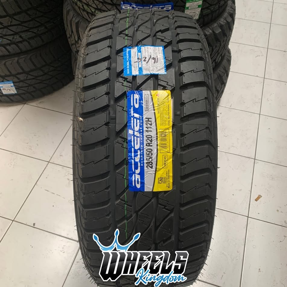 Ban Mobil Pajero Sport Fortuner Vrz Ring 20 - ACCELERA OMIKRON A/T 285 50 R20 Tubles Semi Offroad