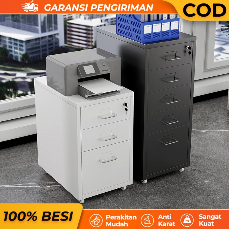 Lemari Arsip Besi 3/5/6 Susan Lemari Logam Dengan Kunci Lemari Penyimpanan File Dokumen Untuk Kantor