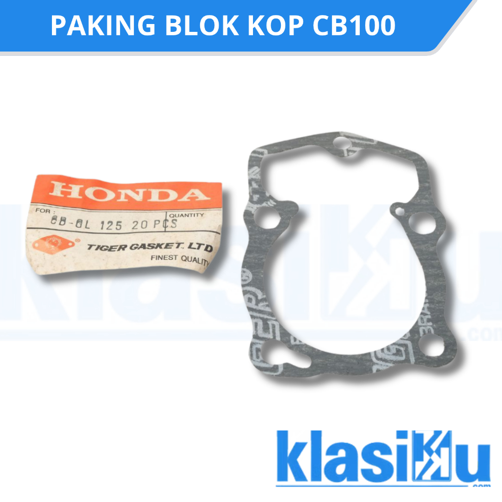 Paking Blok Cylinder Honda CB100 CB 100 GL100 GL 100 GL125 GL 125 Good Quality Perpak Gasket Blok Ko