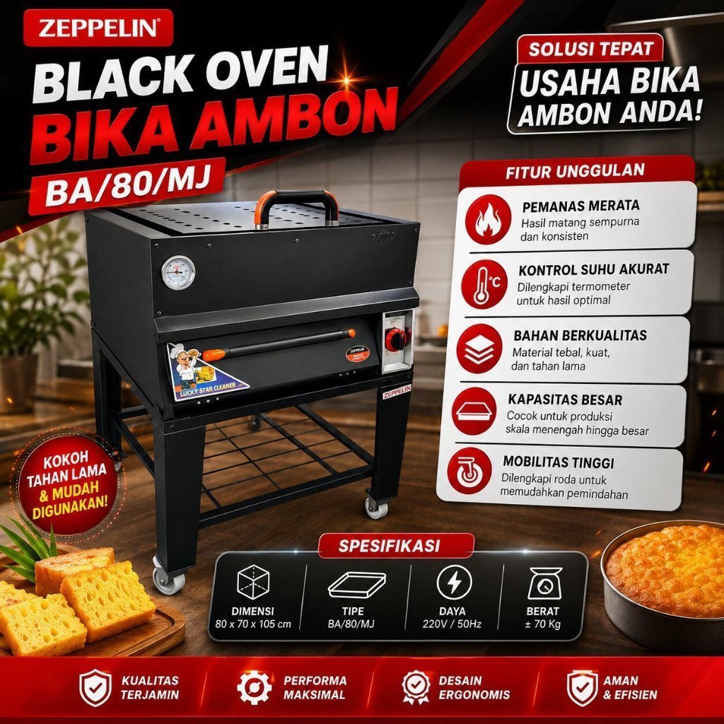 BLACK OVEN BIKA AMBON (ZEPPELIN) BA/80/MJ