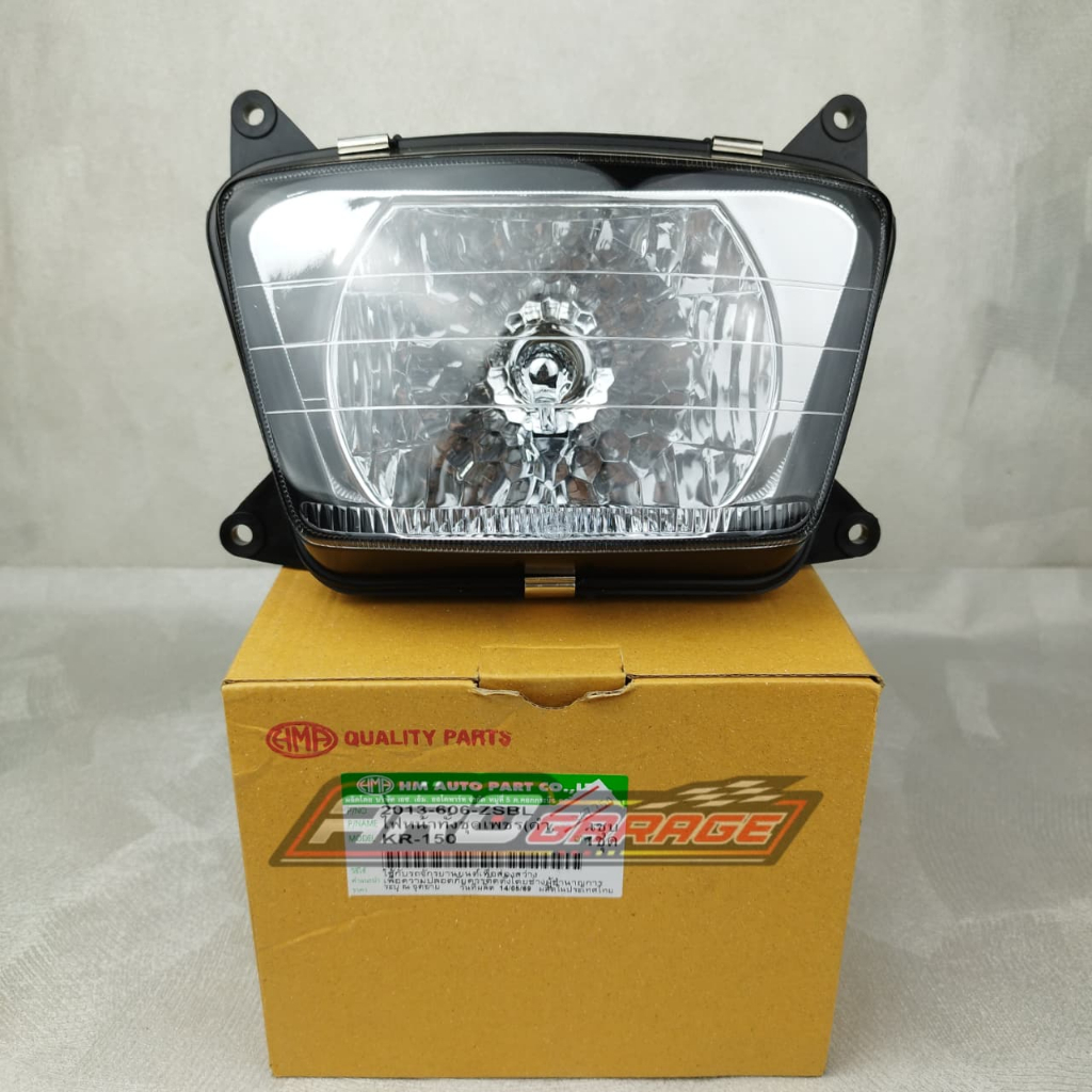 HEADLAMP LAMPU DEPAN SSR DIAMOND CLEAR NINJA SSR HMA ORIGINAL THAILAND