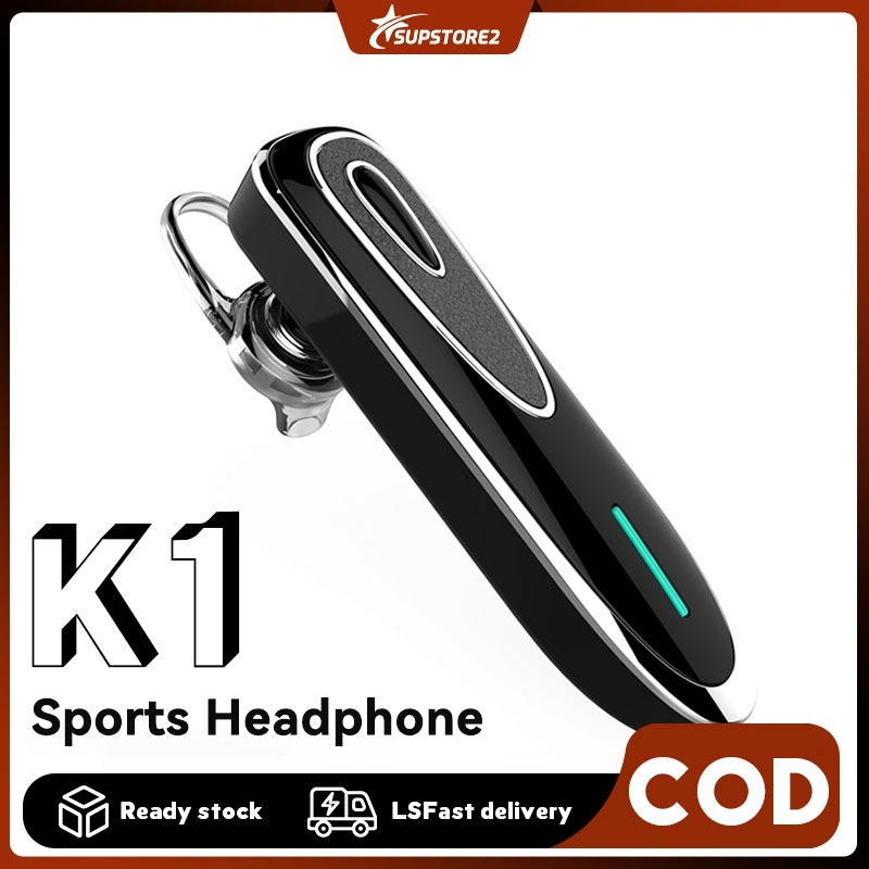 Sports Headset Bluetooth K1 Waktu Siaga Panjang Headset Bluetooth Stereo Panggilan  Headset Bluetoot
