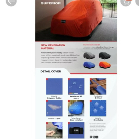 Cover Mobil BRIO Premium dari Cover Super