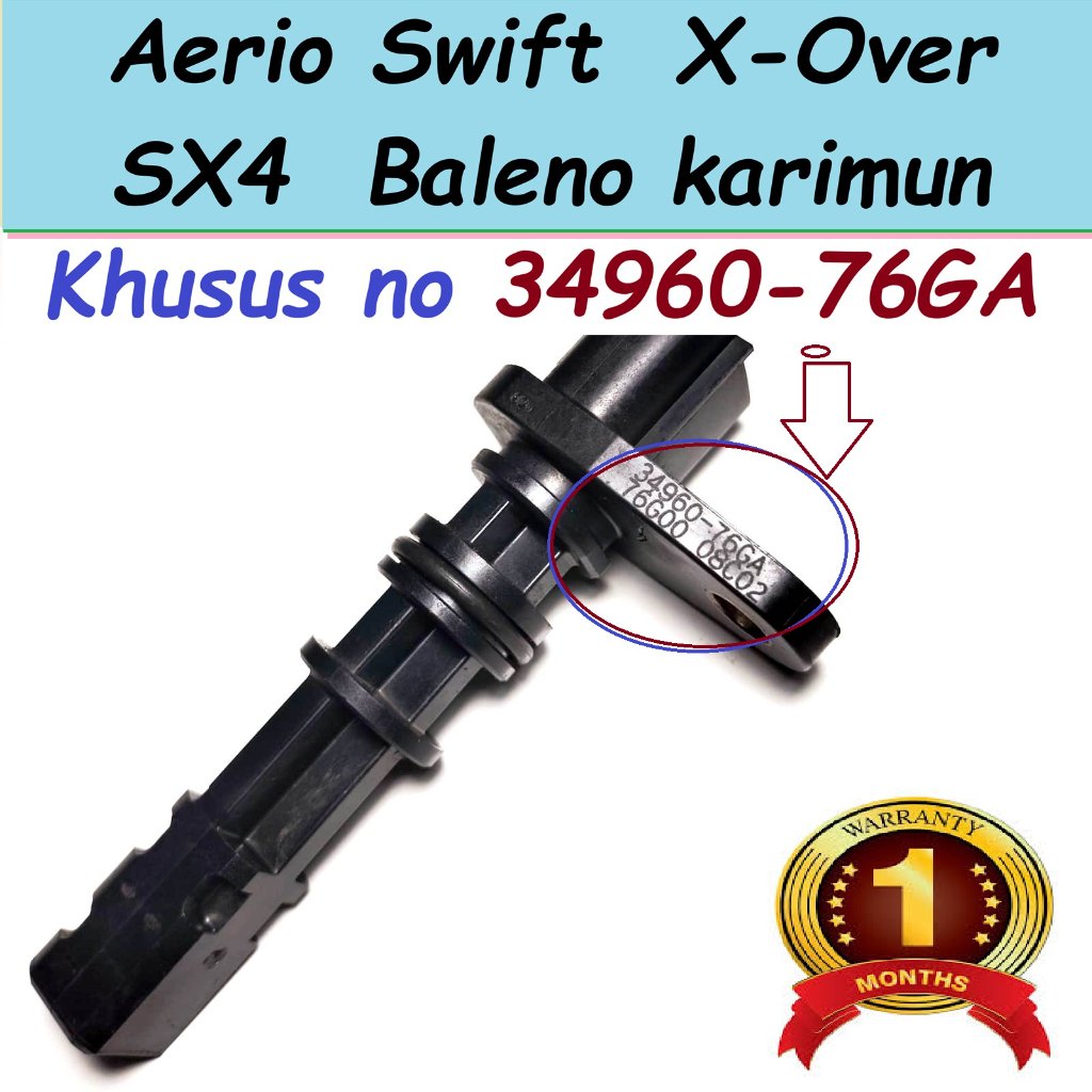Sensor Speed Suzuki Aerio Swift  X-Over SX4  Baleno Next G karimun Wagon R  34960-76GA 34960 76GA 76