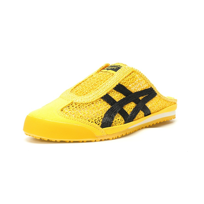 SIZE 37.5 (37,5) READY STOCK - Onitsuka Tiger Mexico 66 Sabot Yellow Black BNIB ORIGINAL MATERIAL