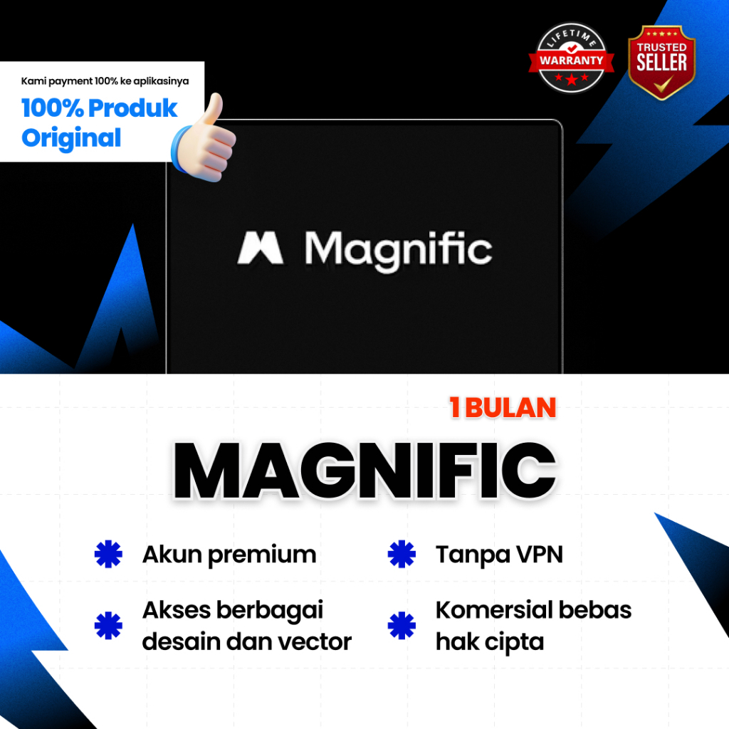 Magnific (freepiikk) 1 bulan premium