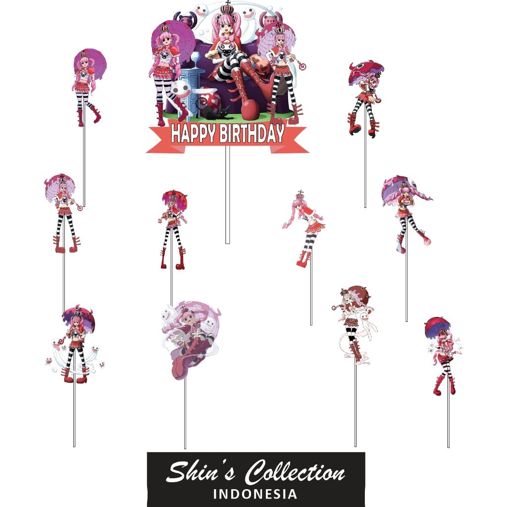 Cake topper Perona One Piece