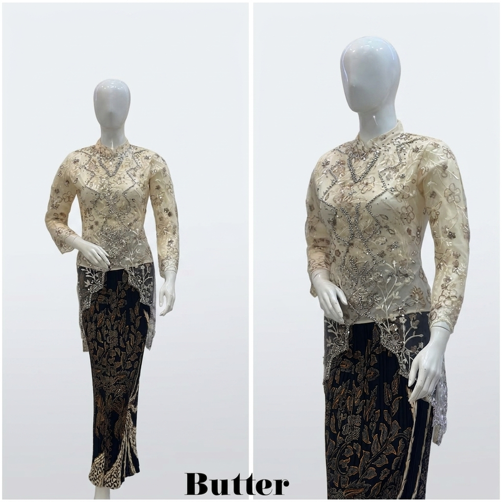 Baju kebaya alexa wanita full payet cantik untuk wisuda acara nikahan kondangan dan acara lainya