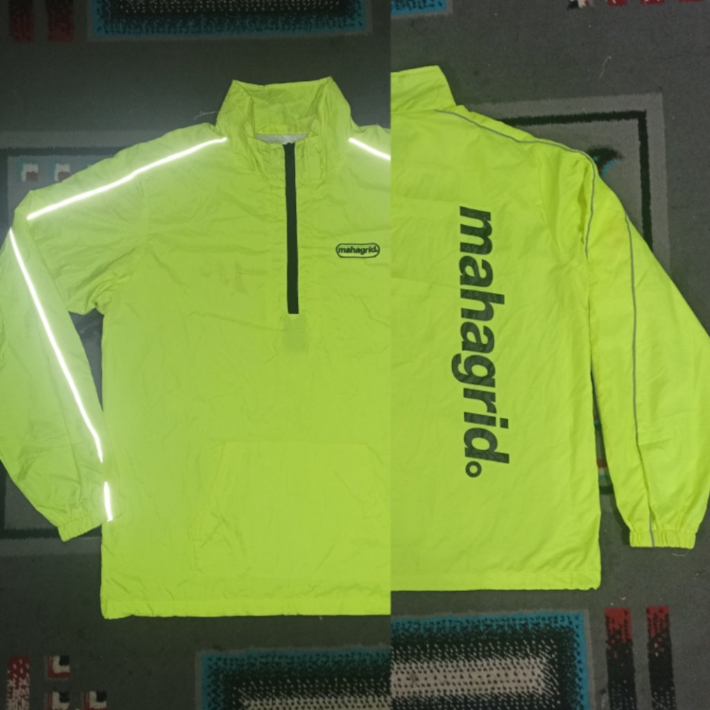 Mahagrid Warm Up Track Tol Windbreaker Jacket Waterproof Outdoor Gunung Anti Air