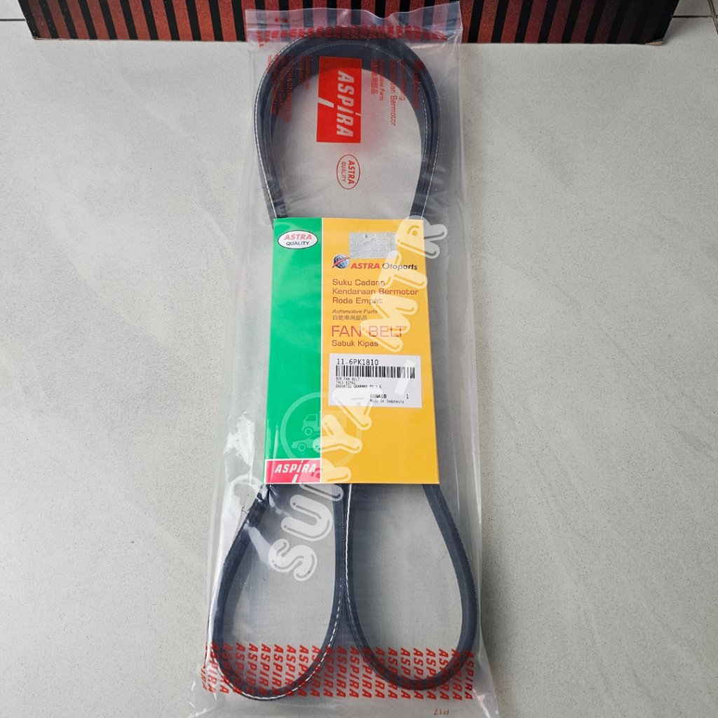 VAN FAN BELT GRANMAX LUXIO 6PK1810 ASPIRA 11-6PK1810