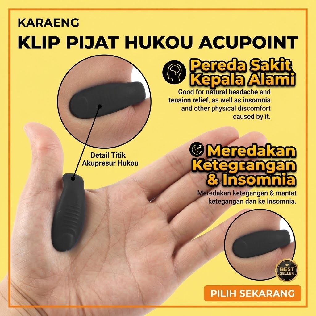 Alat Pijat Tangan Sendi Jari Akupresur Acupoint 5cm - INU28