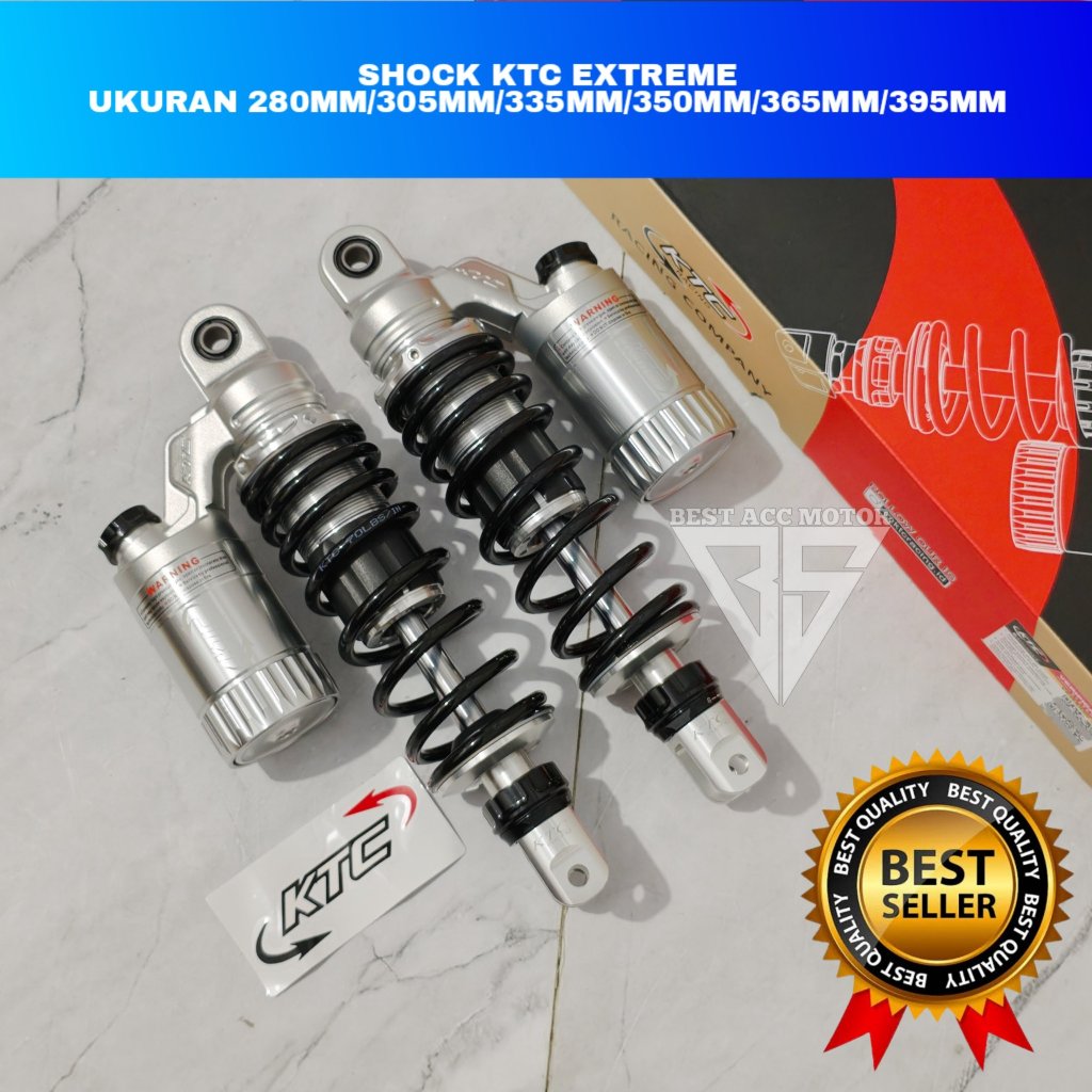 SHOCK BREAKER KTC EXTREME 280MM AEROX 155 OLD NEW NMAX NEW SHOCK BELAKANG KTC TABUNG KLIK REBOUND AE