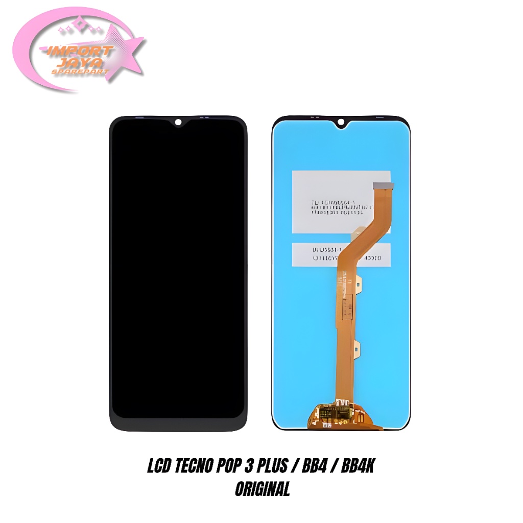 [ORIGINAL] LCD TECNO POP 3 PLUS / BB4 / BB4K ORG - LCD FULLSET