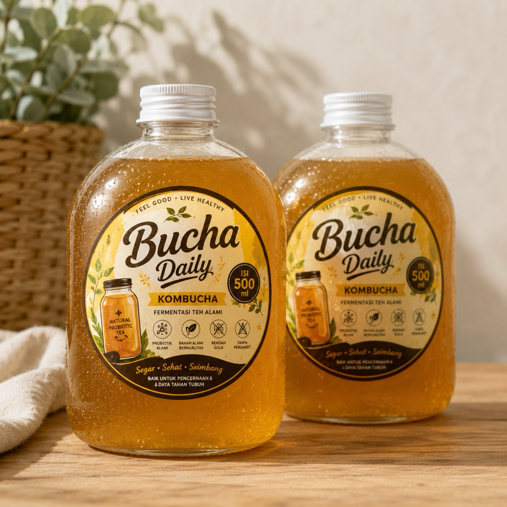 Bucha Daily (Kombucha blacktea) 500ml