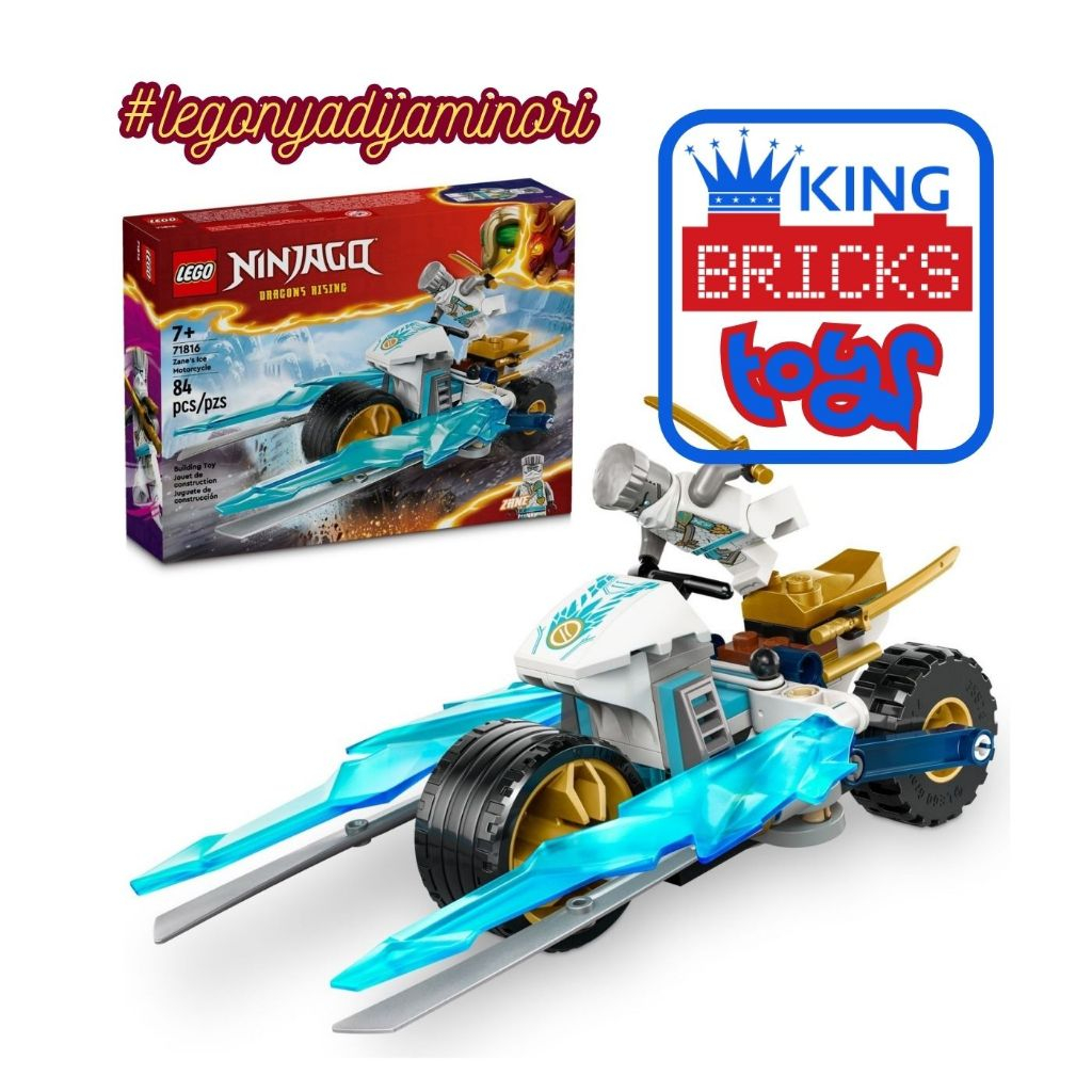 Mainan Anak LEGO 71816 Zane Ice Motorcycle - NINJAGO LEGO Original Robot Ninja Murah Jakarta