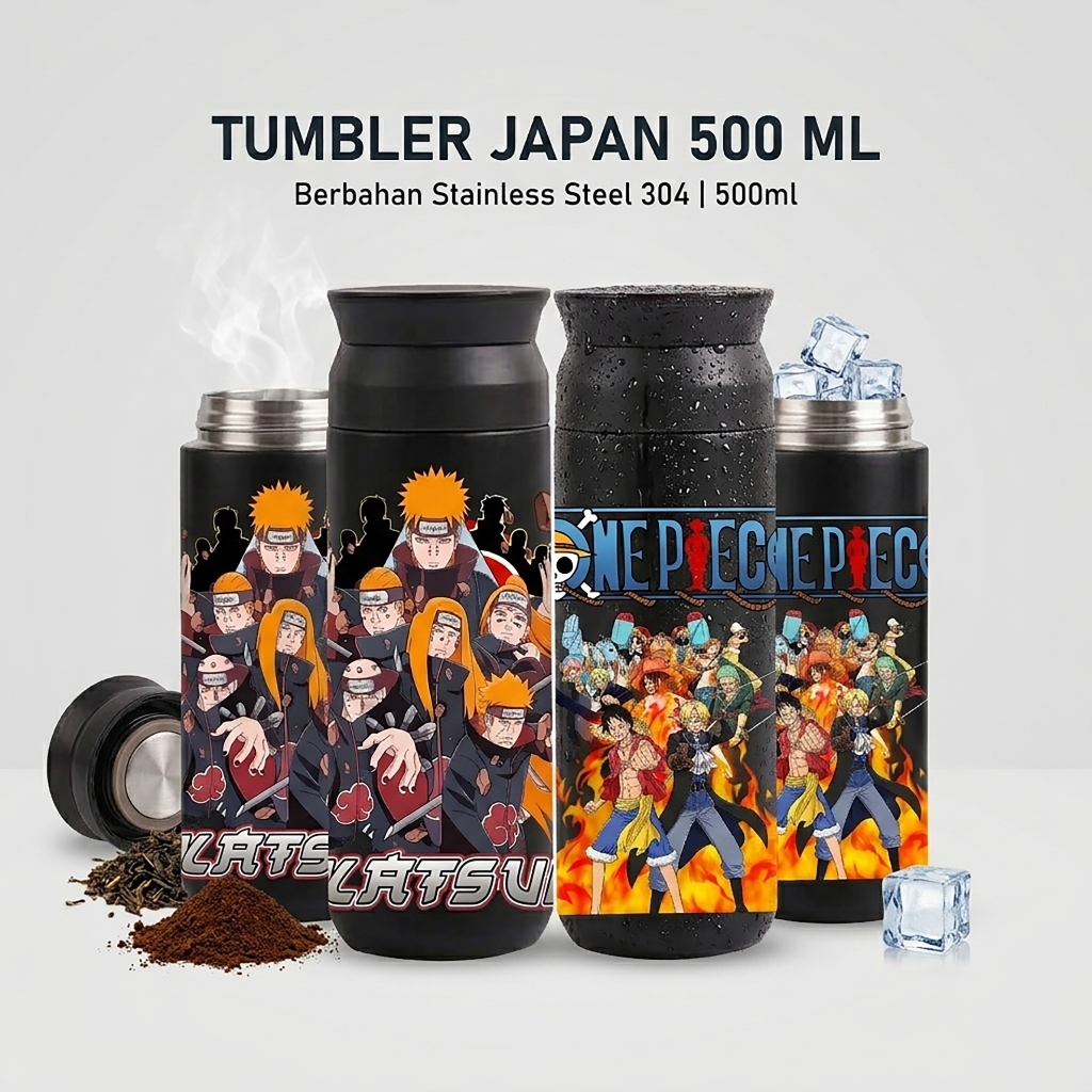 TUMBLER TRAVEL TERMOS JAPAN Tumbler H552 Tumbler JAPAN 500ml Stainless Steel