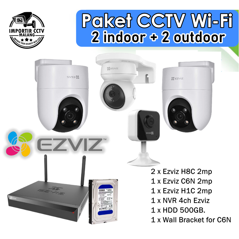 EZVIZ Paket CCTV Wireless WiFi