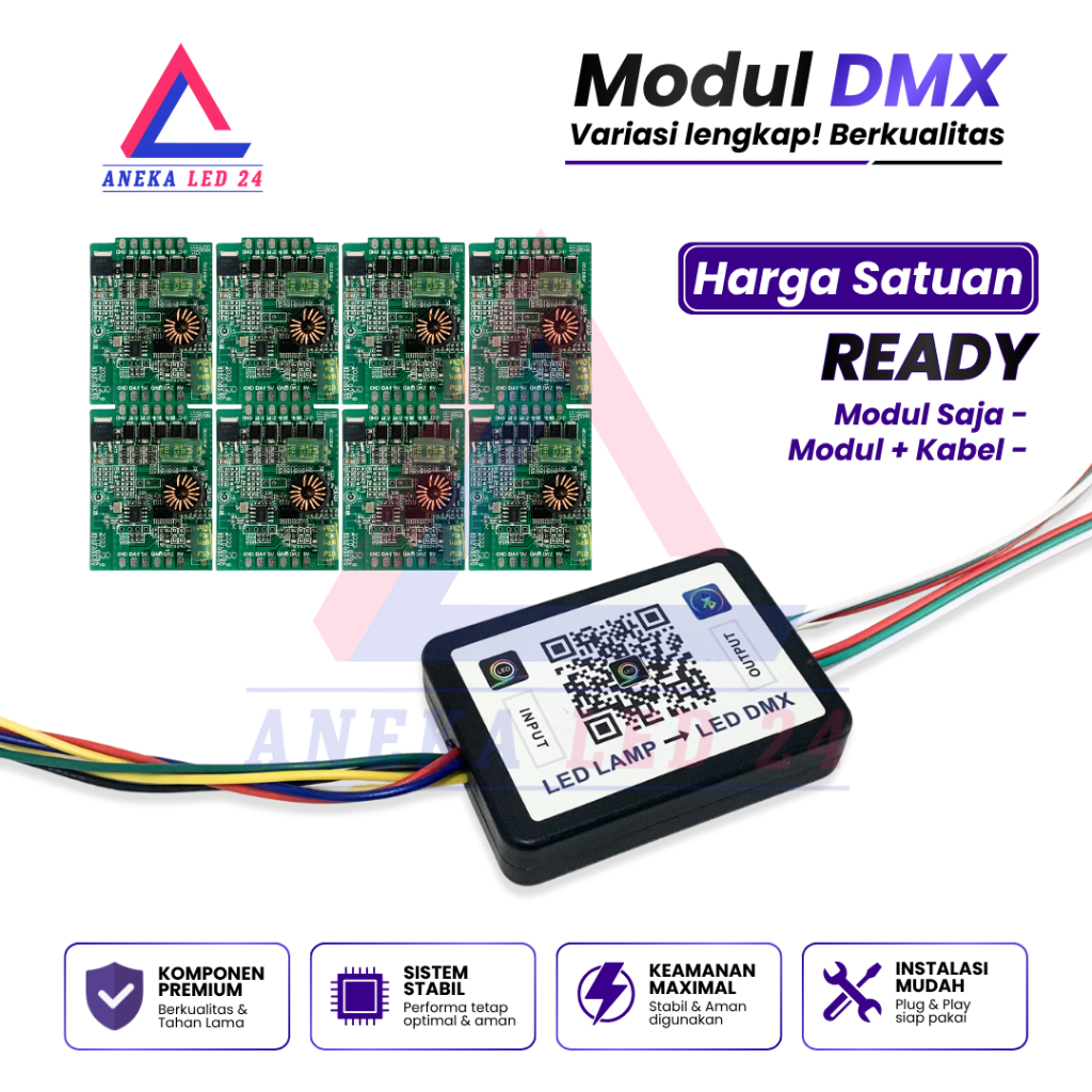 MODUL LED DMX PCB MODUL ALIS LED KOLONG RGB