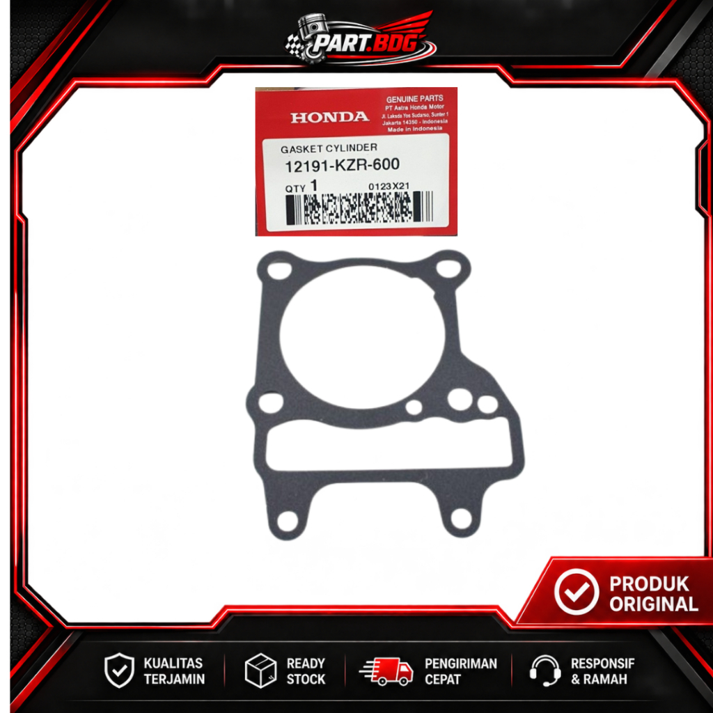Paking boring Gasket cylinder vario 125 kzr 12191KZR600