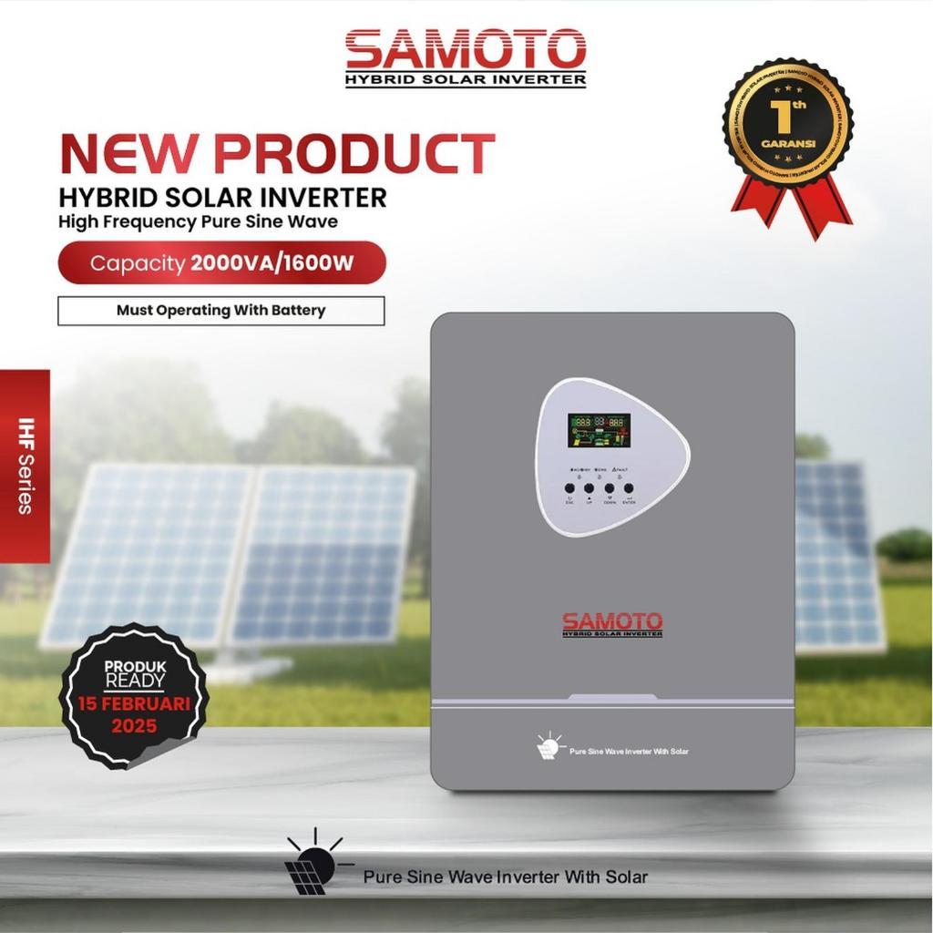 IHF2000 - 2000VA INVERTER HYBRID SOLAR INVERTER SAMOTO 2000 va