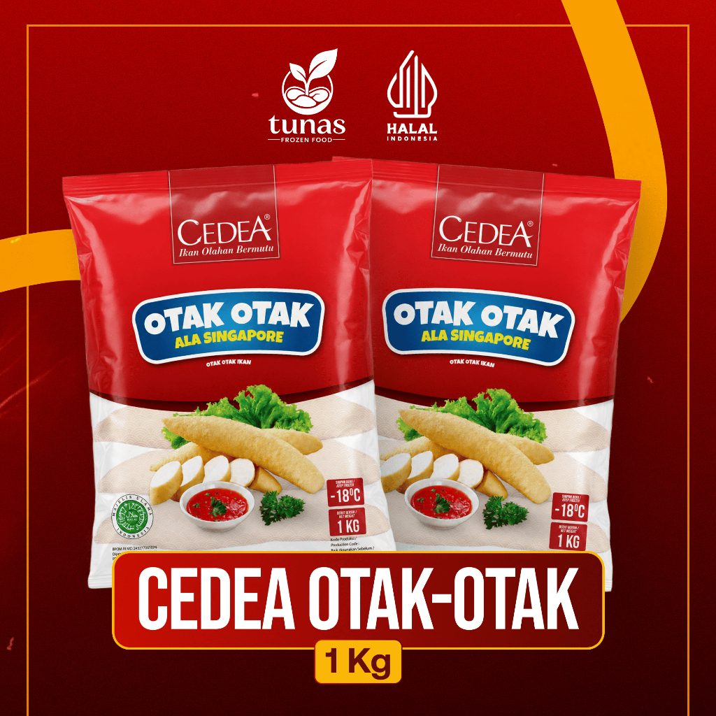 CEDEA Otak Otak Singapore 1KG | Frozen Food Halal - Tunas Frozen Food